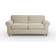 Dunelm Flori 3 Chenille Sandstone Sofa 202cm 3 Seater