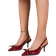 Shein Women's Party Heels, Bow Decor High Heels, Burgundy Elegant, Wine Glass Pointed Toe Pumps, High Stiletto Heels, Fashion Vintage Spring/Autumn Slip-On Pointed Toe Pumps Valentines