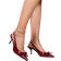 Shein Women's Party Heels, Bow Decor High Heels, Burgundy Elegant, Wine Glass Pointed Toe Pumps, High Stiletto Heels, Fashion Vintage Spring/Autumn Slip-On Pointed Toe Pumps Valentines
