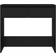 vidaXL Svart EK 89 x 41 x 76,5 cm Avlastningsbord 41x89cm
