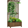 OutSunny Wood Planter with Trellis for Vines 45x90x183cm