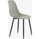 Venture Home Polar Plastic Matbordsstol Grå Svart Metall Köksstol 46cm 2st