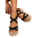 Shein Women Rope Woven Wedge Heel Sandals With Thick Bottom Sole Outdoor Beach Holiday Slides
