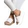 Shein Womens New Summer Fish Mouth Flat Platform Wedge Heel Sandals Slippers