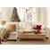 Ebern Designs Multi Color L Shaped Sectional 100.4 in Sofa 100.4" 5pcs 4 Seater