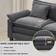 Ebern Designs Arale 86" Comfy Cloud Sectional Sofa 86" 3 Seater