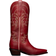 Tecovas Women's The Annie Cowgirl Boots, Snip Toe, 14" Shaft, Scarlet, Bovine, 2" Heel