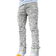 Shein Patchwork Fringed Casual Jeans - Tween Boy's