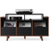 NorStone Oslo 1200 Vinyl Möbler Valnöt Svart Förvaringsskåp 120x64.3cm