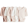 H&M Wrapover Bodysuits 5-pack - Dusty Pink/White (0814306038)