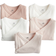H&M Wrapover Bodysuits 5-pack - Dusty Pink/White (0814306038)