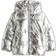 H&M Girls Shimmering Puffer Jacket - Grey