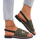 Shein Women Flat Sandals Buckle Elastic Ladies White Open Toe Flat Slipper Pure Color Slides Anti-Slip, Suitable For Indoor And Outdoor