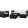 Juskys Polyrattan Lounge Lounge-Set, 1 Tisch einschl. 1 Stühle & 1 Sofas