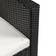 Juskys Punta Cana L - Black, Grey Loungesæt, 1 borde inkl. 1 stole & 1 sofaer