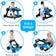 Costway 4-in-1 Baby Walker Blue