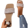 Shein H Style Women Slip-On Sandals - Black/Beige/Brown