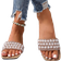 Shein H Style Women Slip-On Sandals - Black/Beige/Brown