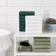Room Essentials 18pk Everyday Washcloths Green/White Kitchen Towel Green, White (30.5x30.5cm)