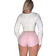 Shein Y2K Fashionable Sweet Low Waist Shorts - Pink