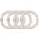 Slip Skinny Scrunchies Set Of 4 in White