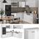 VICCO Cuisine En Angle R-Line - Blanc Brillant