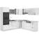 VICCO Cuisine En Angle R-Line - Blanc Brillant