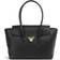 Lauren Ralph Lauren Luxe Pebbled Leather Large Tanner Satchel Handväskor Dam - Svart