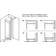 Bosch Series 4 KIR81VFE0G Integrated Larder Fridge White