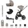 Venicci Upline 2 Travel System 3 in 1 Travel System Plus Base