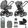 Venicci Upline 2 Travel System 3 in 1 Travel System Plus Base