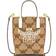 MCM Himmel Crossbody In Lauretos Raffia Jacquard - Beige
