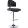 The Living Store Barhocker Schwarz Kunstleder Barhocker 119cm