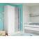 Dmora 2 Door Manifactured White Wardrobe 120x200cm