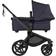Bugaboo Fox 5 Renew Complete Vugge Og Sittevogn Black Deep Indigo