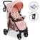 My Babiie MB30 Plus Pushchair Pink Leopard