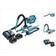Makita DCL 184 RM Akku Staubsauger 18 V 54 mbar 0,5 l 2x Akku 4,0 Ah Ladegerät