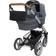 Lässig Kinderwagen Organizer Schwarz
