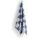 Hay Check 70x136 cm Steel Bath Towel Blue
