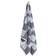 Hay Check 70x136 cm Steel Bath Towel Blue