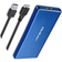 Qoltec 51832 Extern Hårddiskhölje Blå