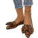 Shein Women's Autumn New Outdoor Flat Shoes With Butterfly Knot, Leopard Print, Soft Sole For Daily Work, Driving, And Casual Wear