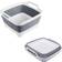 MontNorth Portable Collapsible Dishpan 9L Gray Strainer 12"