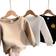 Shein pcs Unisex BabyToddler AllMatch Pullover Sweatshirts With Cute Cartoon Face Pattern In Black White And Khaki Suitable For Autumn And Winter