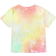 Shein Young Girl TieDye Slogan TShirt Casual Basic Short Sleeve Round Neck Tee Suitable For Summer