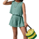 Shein pcsSet Young Girl Woven Solid Color Crew Neck Sleeveless Top And Woven Solid Color Loose Shorts Set