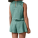 Shein pcsSet Young Girl Woven Solid Color Crew Neck Sleeveless Top And Woven Solid Color Loose Shorts Set