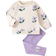 Shein Flower Print Rib Knit Crew Neck Sweatshirt - Fall/Winter