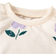 Shein Flower Print Rib Knit Crew Neck Sweatshirt - Fall/Winter