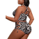 Shein Plus Size Sexy Leopard Print Tankini Swimsuit Set - Summer Beach